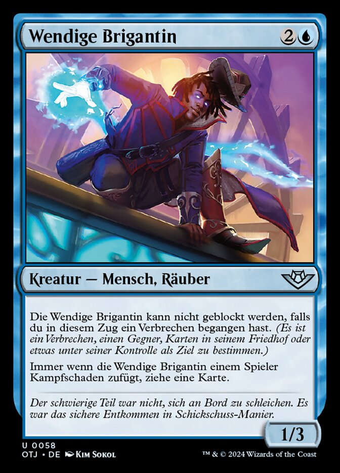 Wendige Brigantin