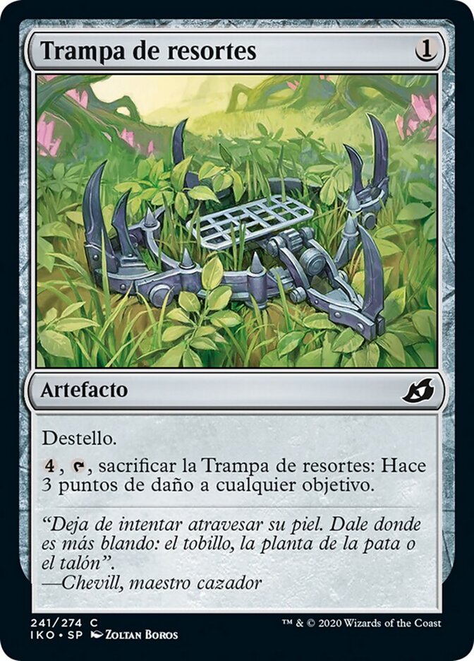 Trampa de resortes