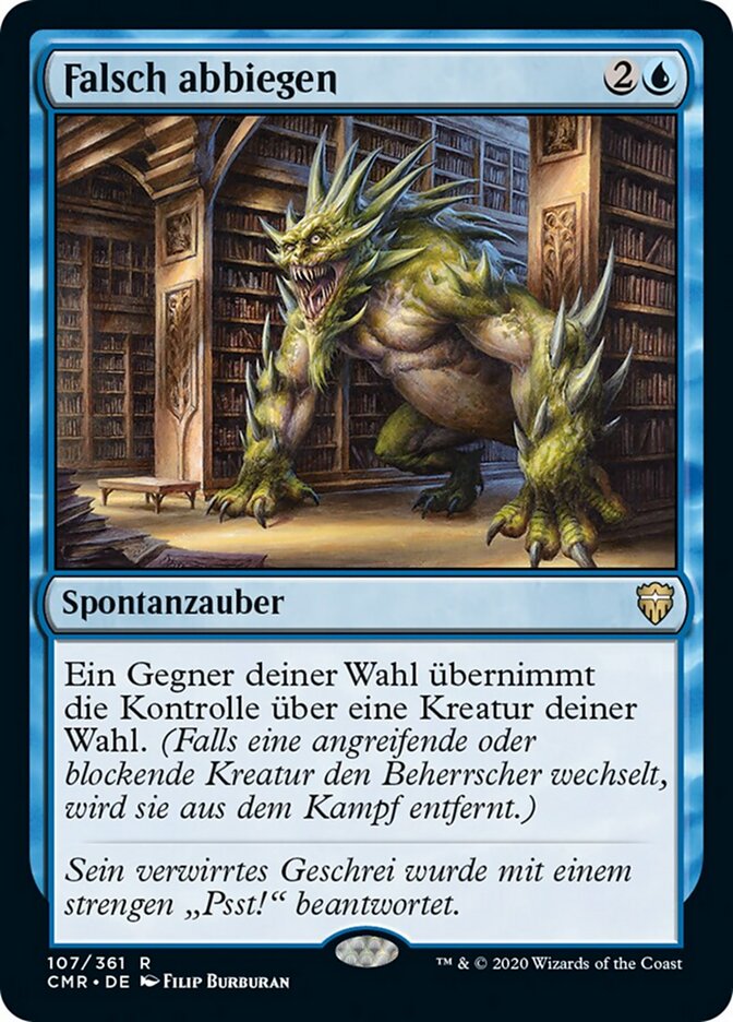 Falsch abbiegen