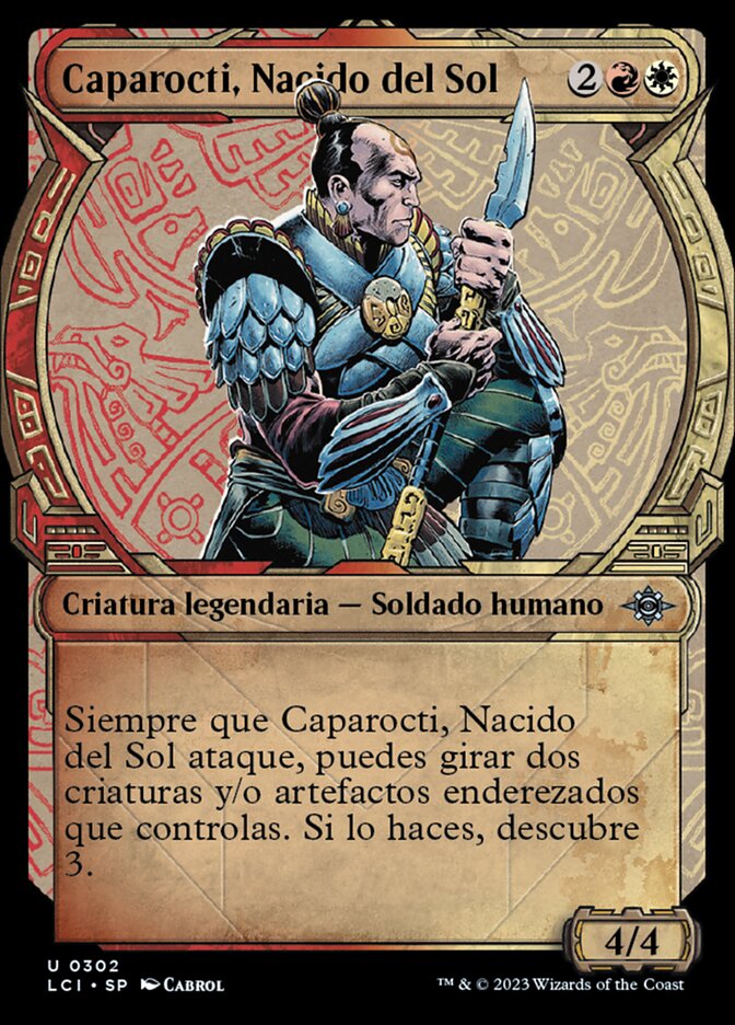 Caparocti, Nacido del Sol