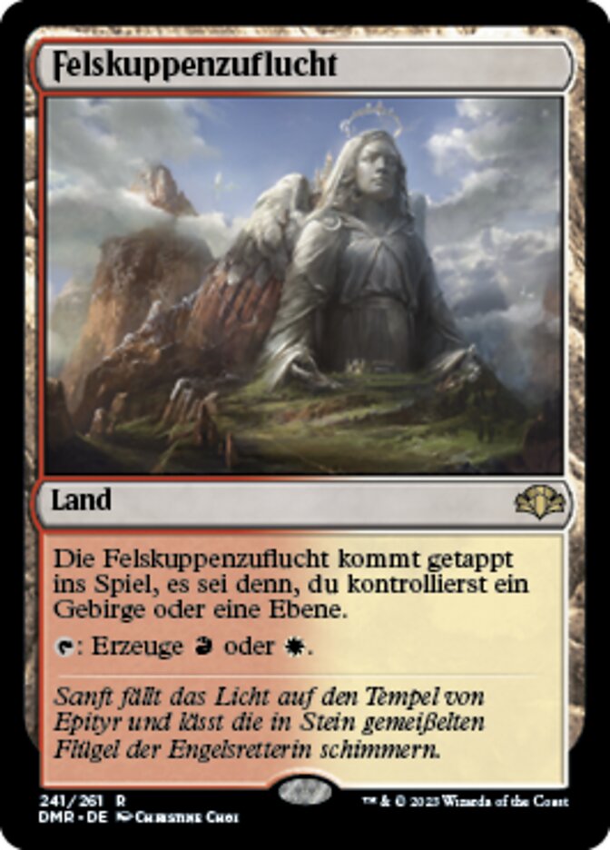 Felskuppenzuflucht