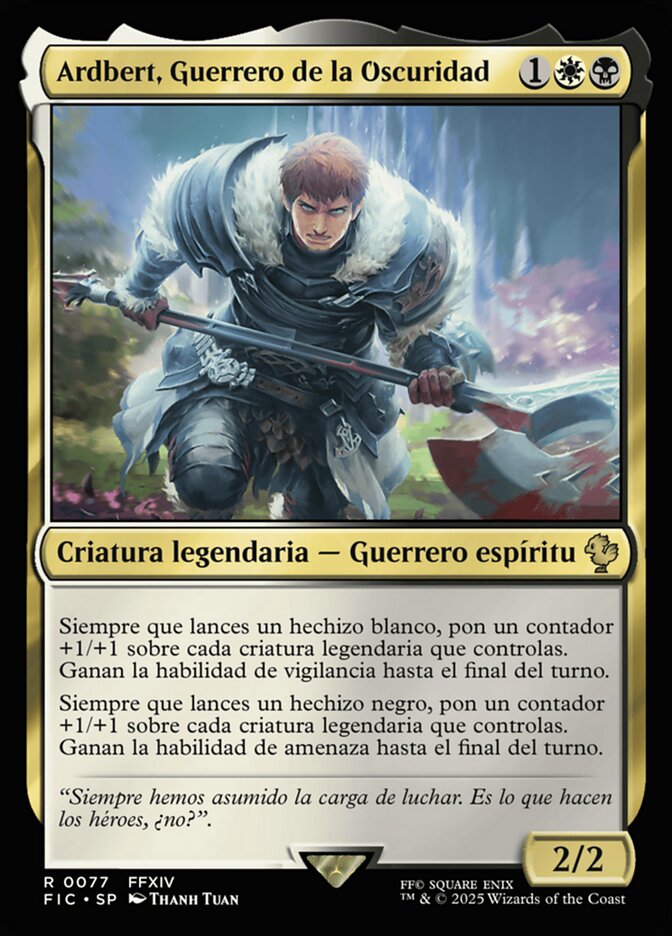 Ardbert, Guerrero de la Oscuridad