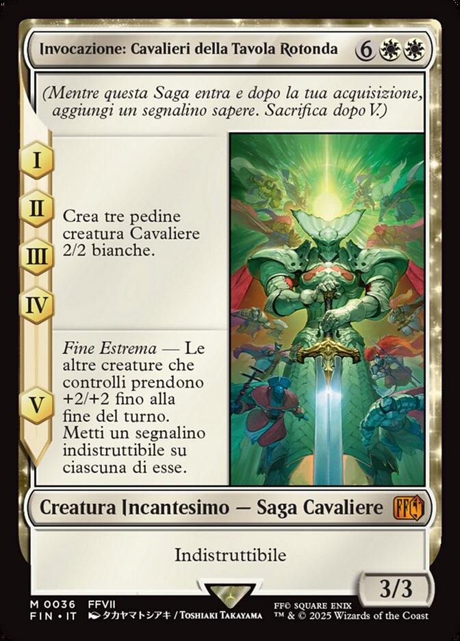 Invocazione: Cavalieri della Tavola Rotonda