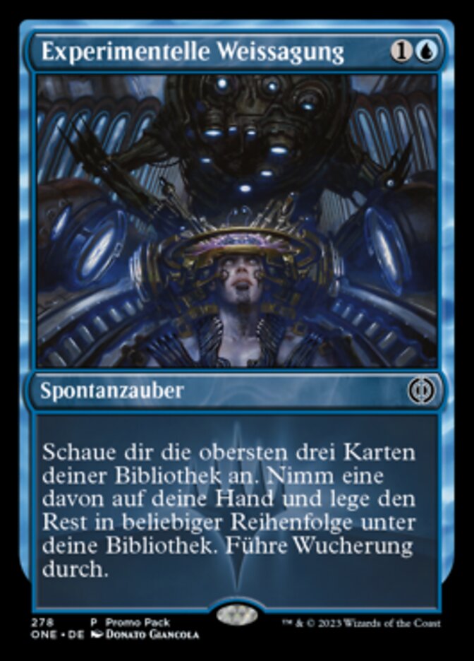 Experimentelle Weissagung