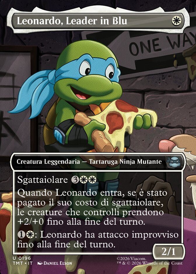 Leonardo, Leader in Blu