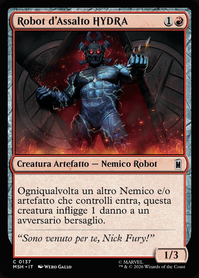 Robot d'Assalto HYDRA