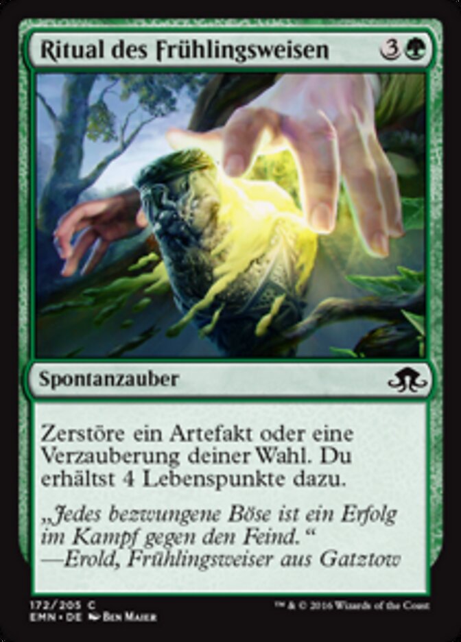 Ritual des Frühlingsweisen