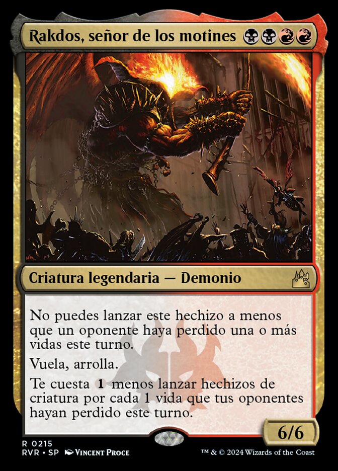 Rakdos, señor de los motines