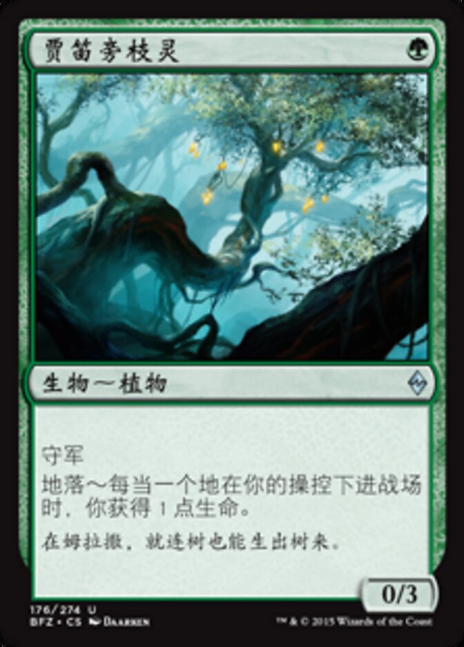 贾笛旁枝灵