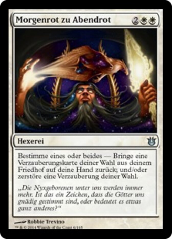 Morgenrot zu Abendrot