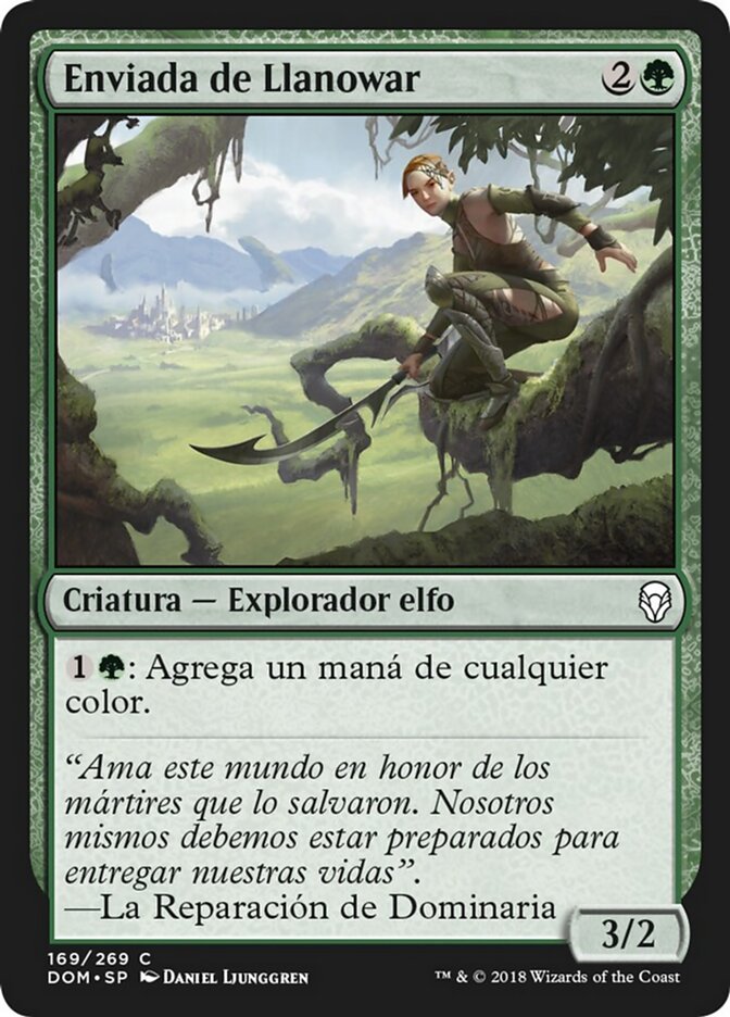 Enviada de Llanowar