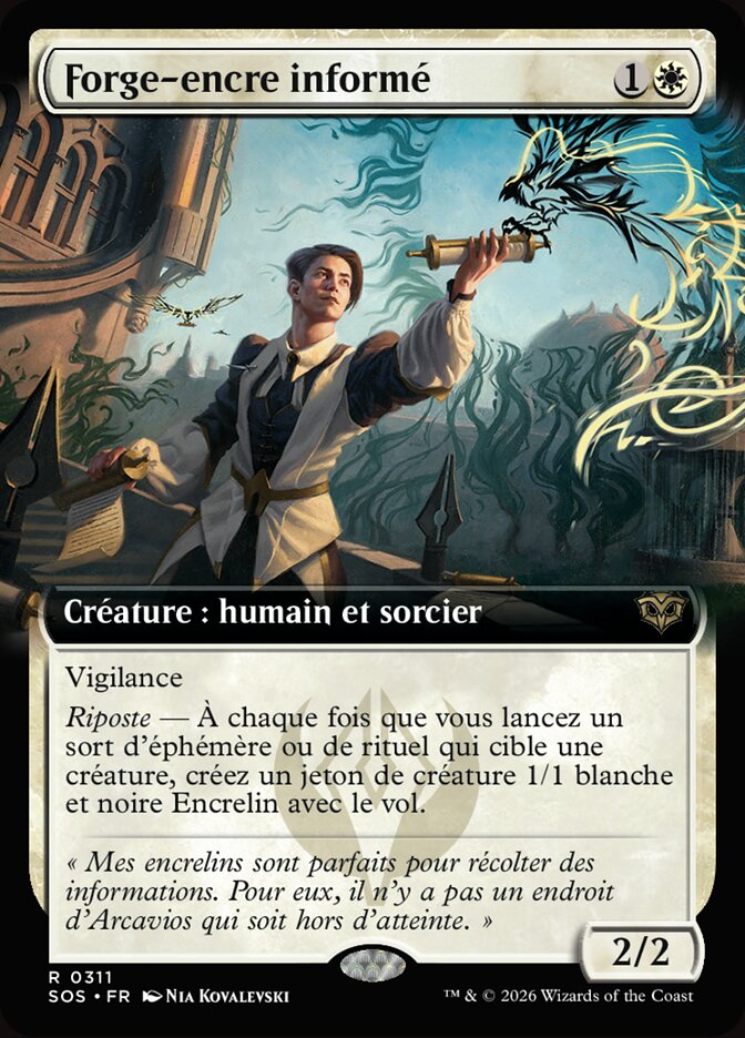 Forge-encre informé