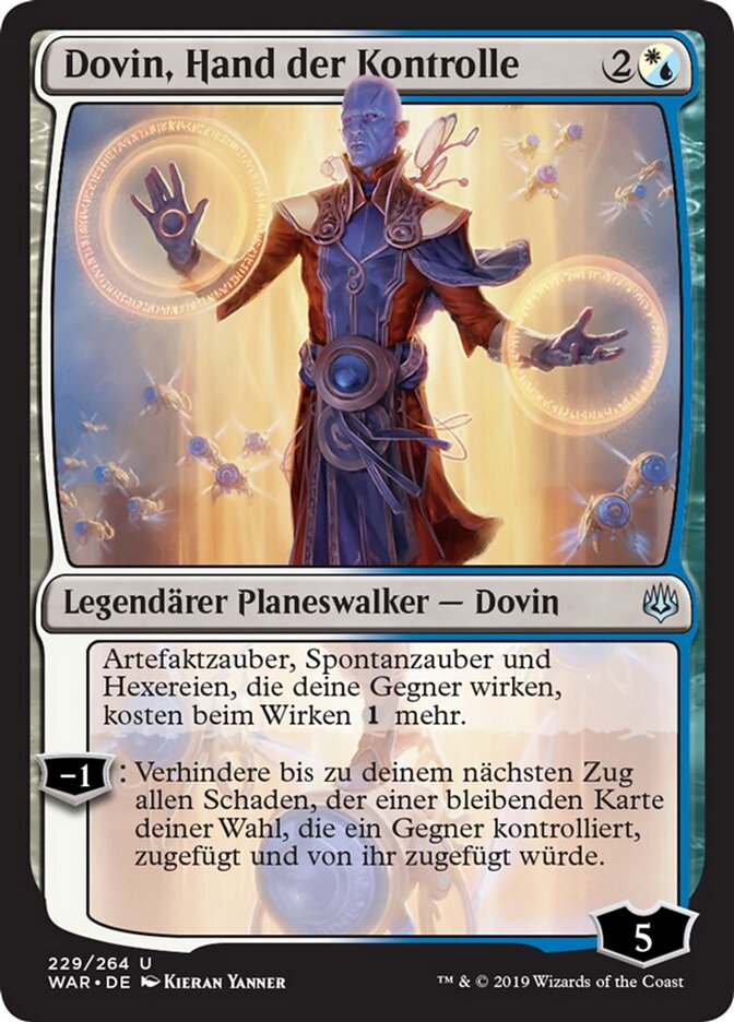 Dovin, Hand der Kontrolle