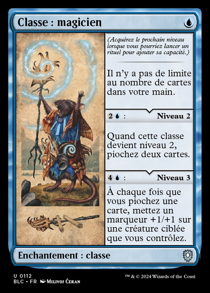 Classe : magicien