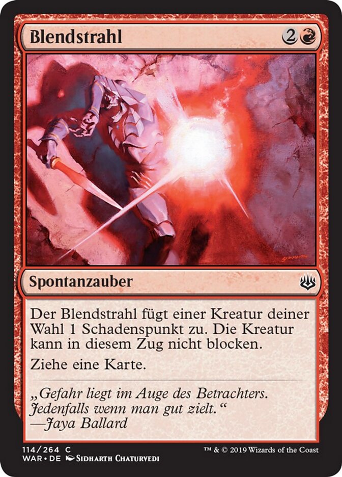 Blendstrahl