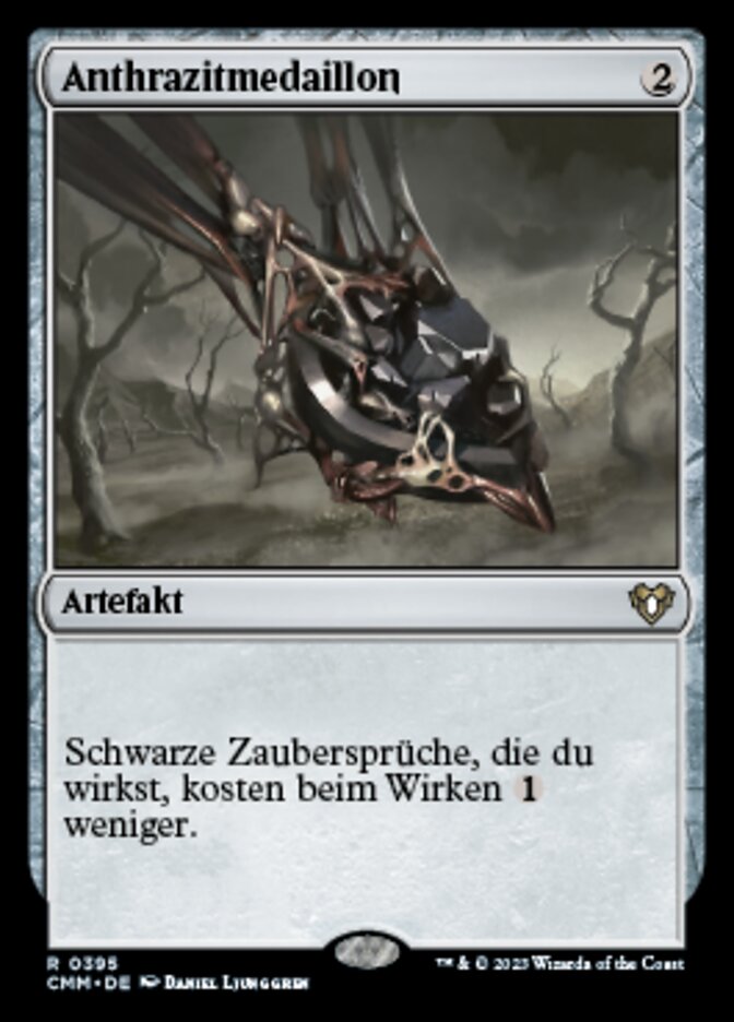 Anthrazitmedaillon