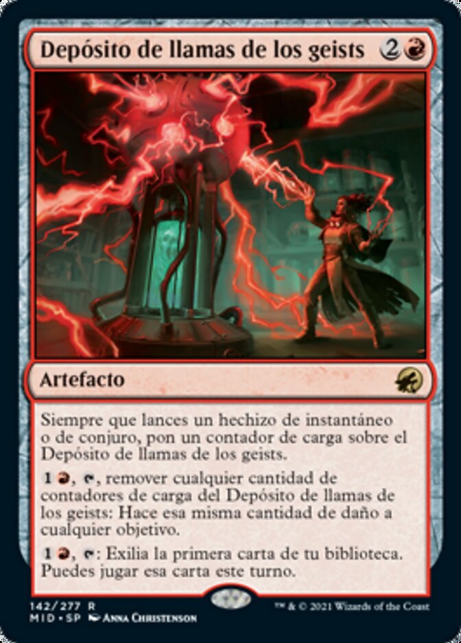 Depósito de llamas de los geists
