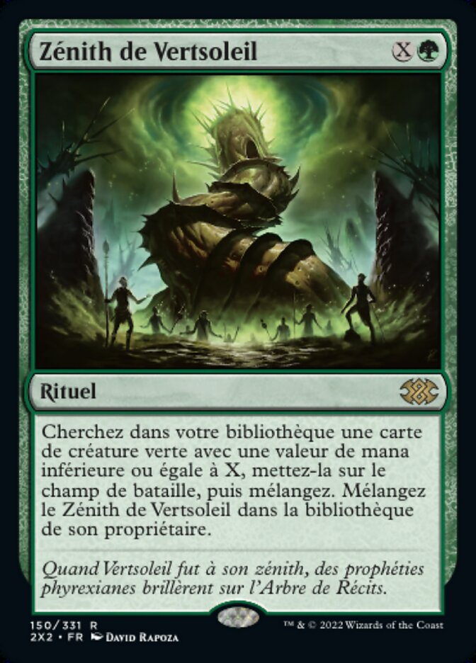 Zénith de Vertsoleil