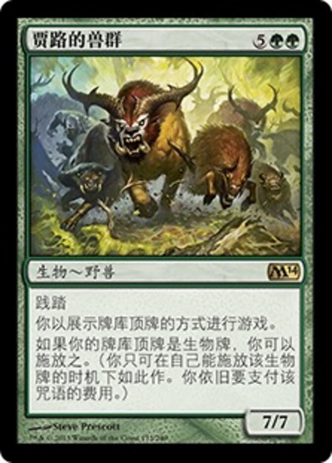 贾路的兽群