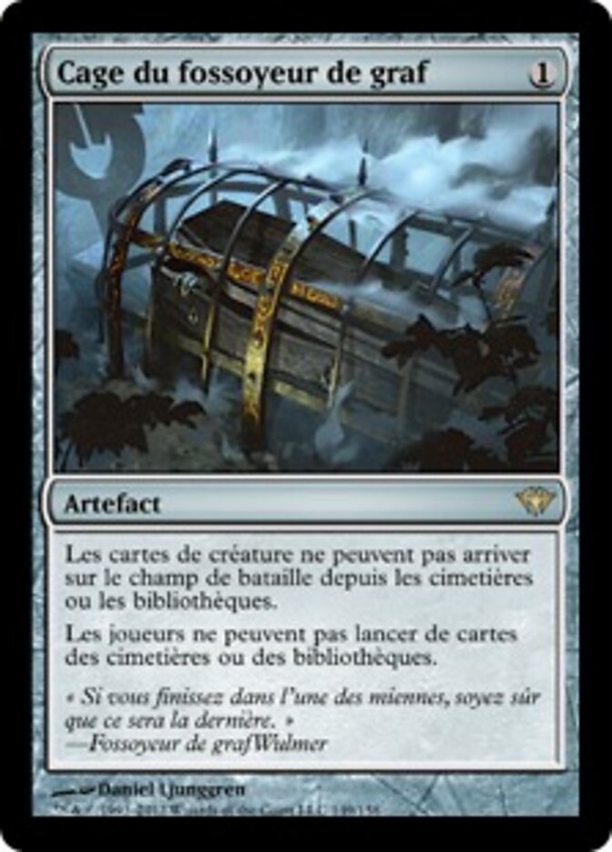 Cage du fossoyeur de graf