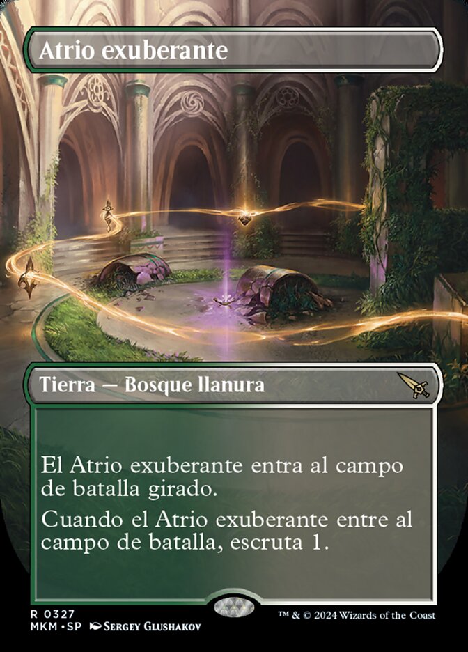 Atrio exuberante