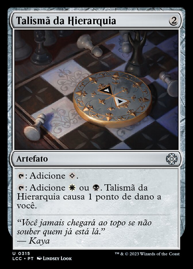 Talismã da Hierarquia