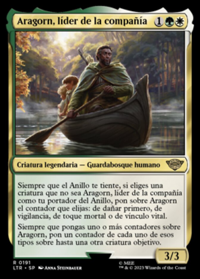 Aragorn, líder de la compañía