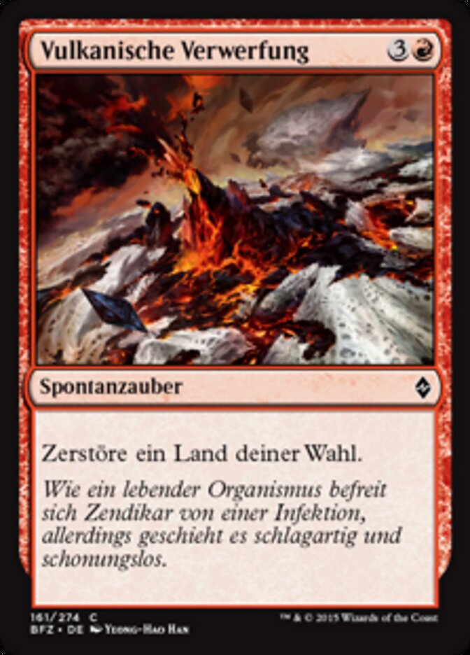 Vulkanische Verwerfung