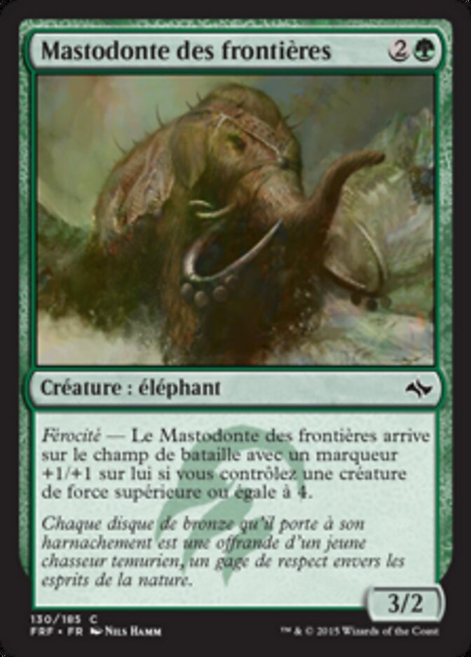 Mastodonte des frontières