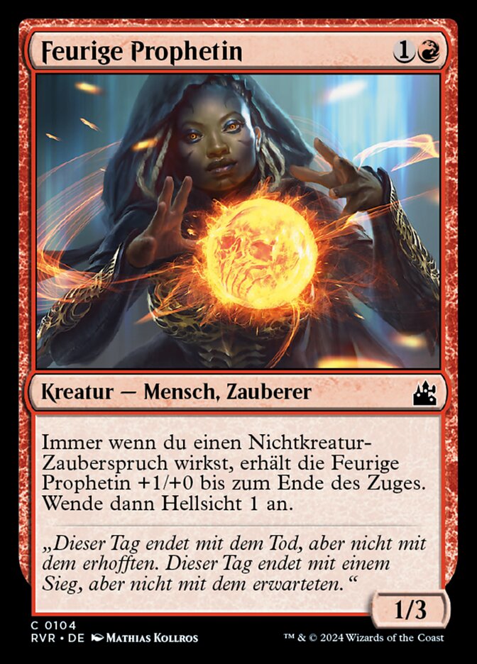 Feurige Prophetin