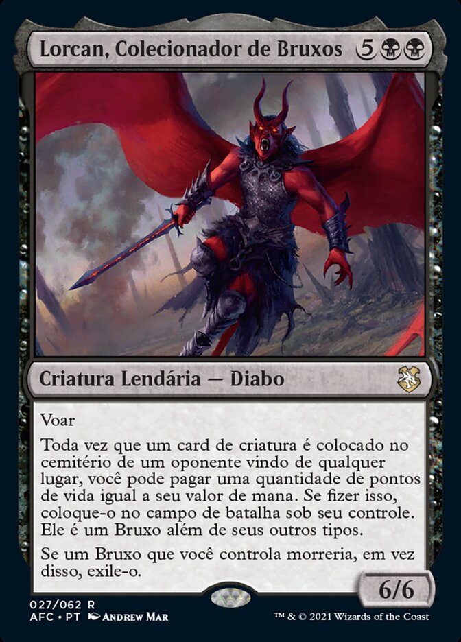 Lorcan, Colecionador de Bruxos