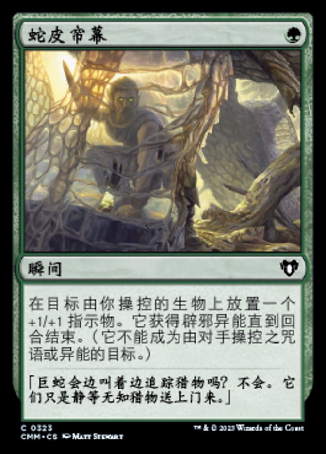 蛇皮帘幕