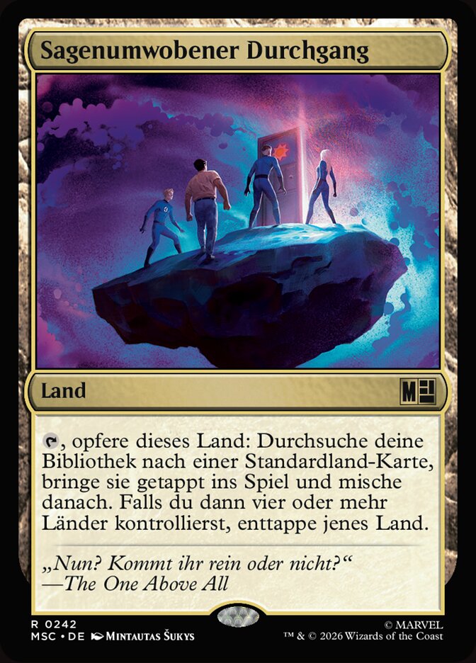 Sagenumwobener Durchgang