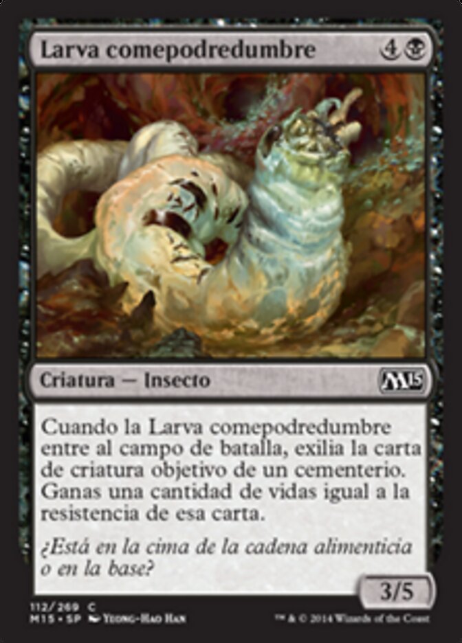 Larva comepodredumbre
