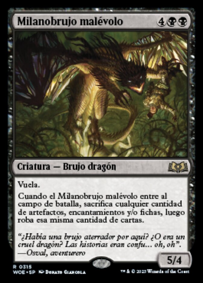 Milanobrujo malévolo