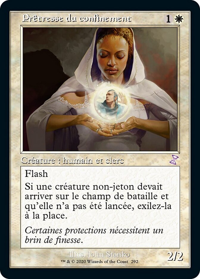 Prêtresse du confinement