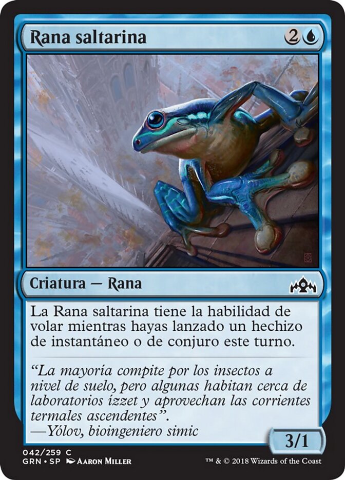 Rana saltarina