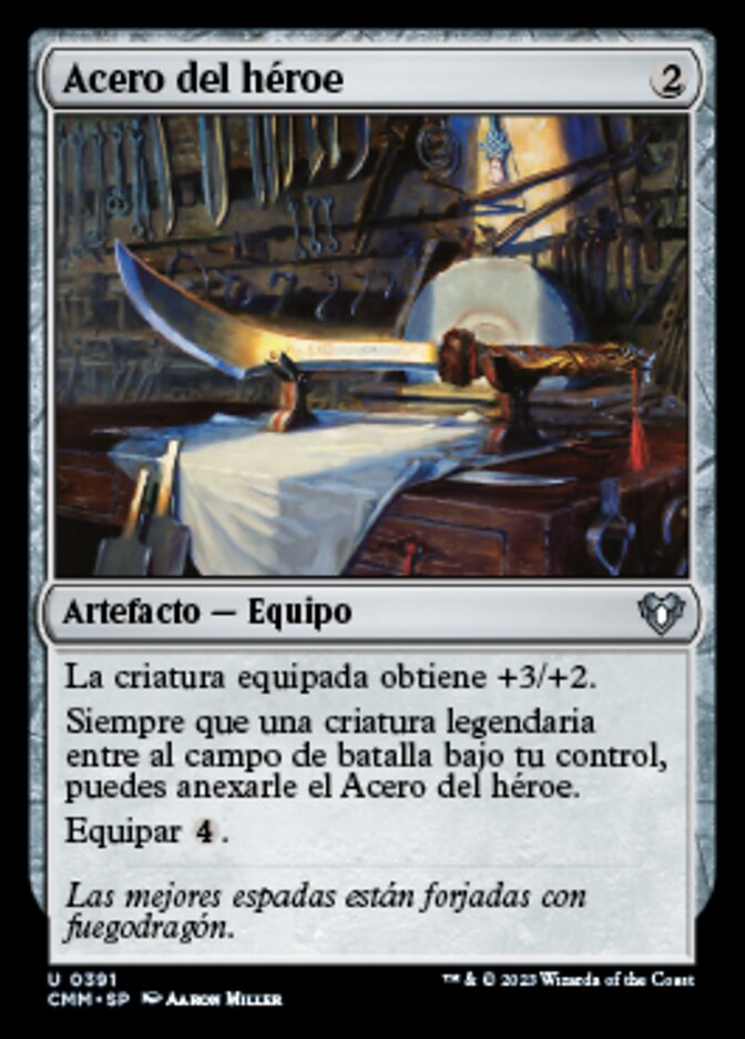 Acero del héroe