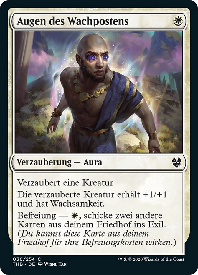 Augen des Wachpostens