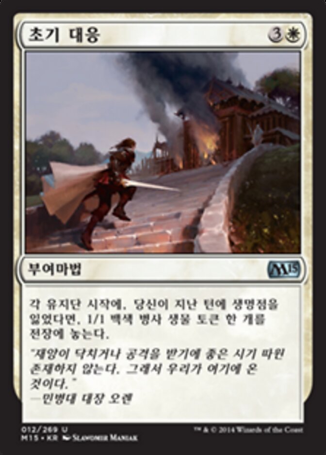 초기 대응