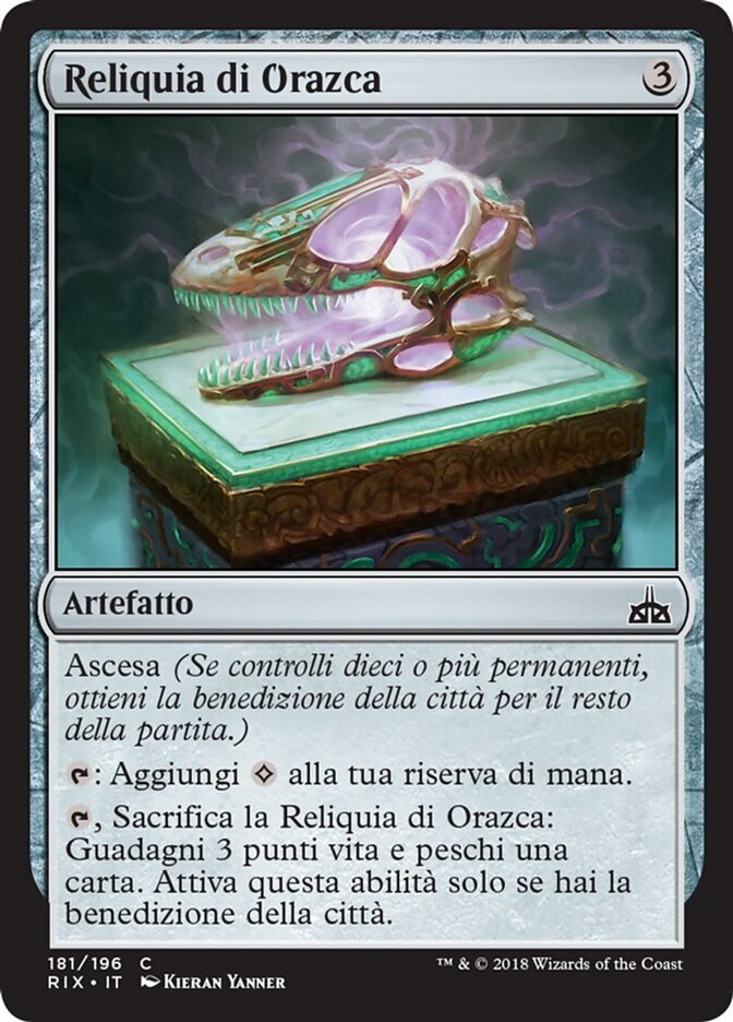 Reliquia di Orazca