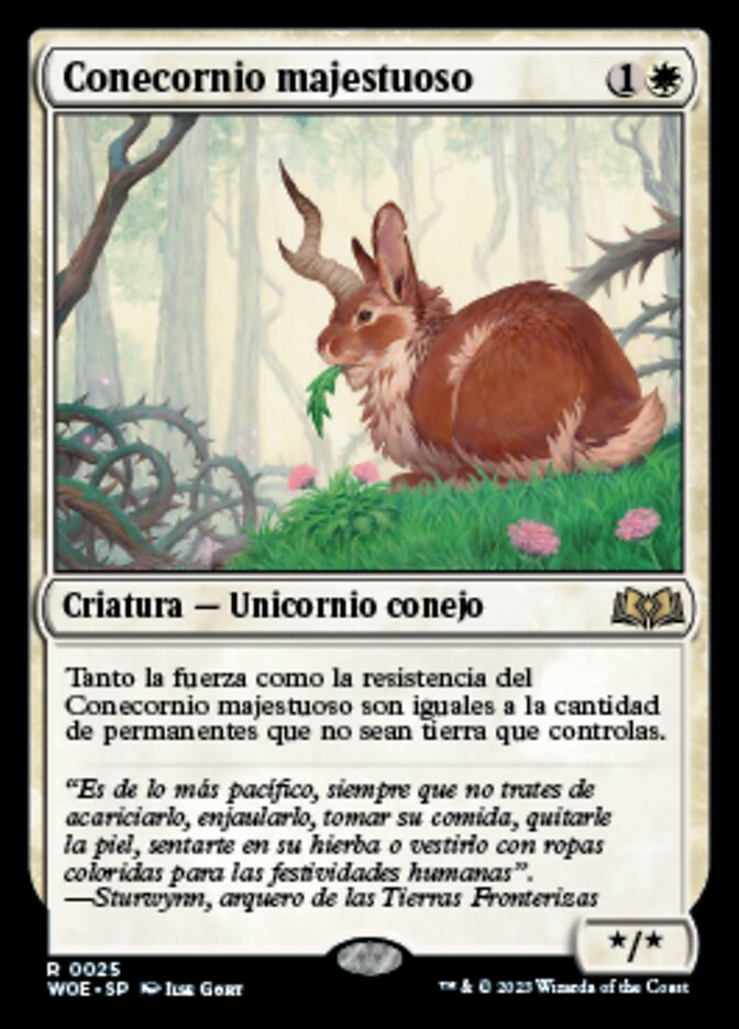 Conecornio majestuoso