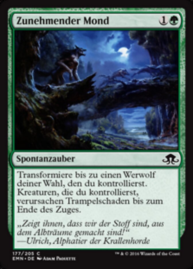 Zunehmender Mond