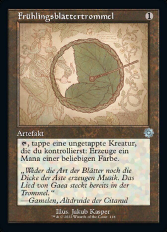 Frühlingsblättertrommel