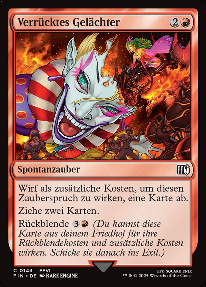 Verrücktes Gelächter