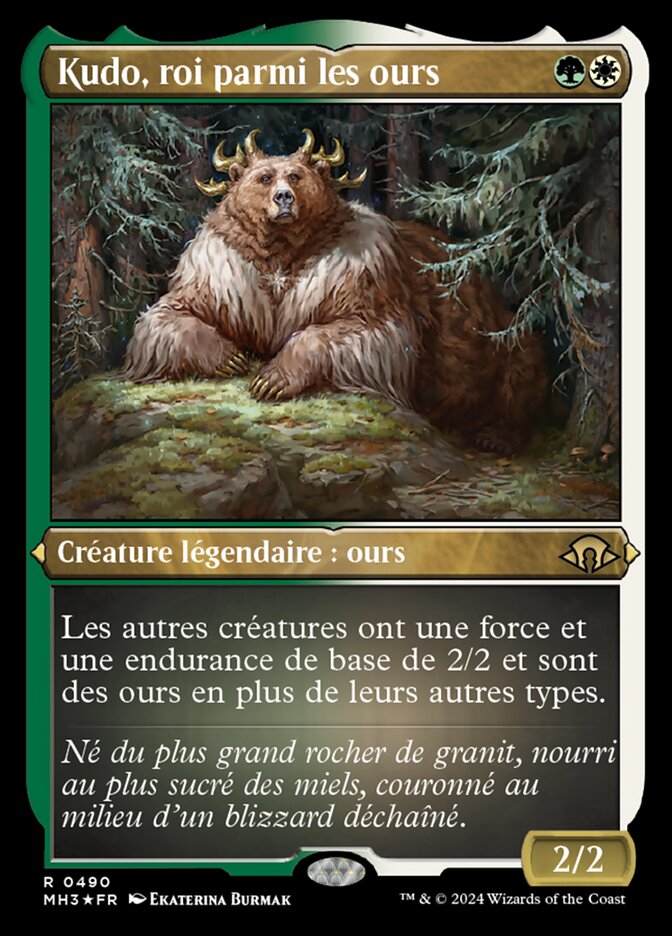 Kudo, roi parmi les ours