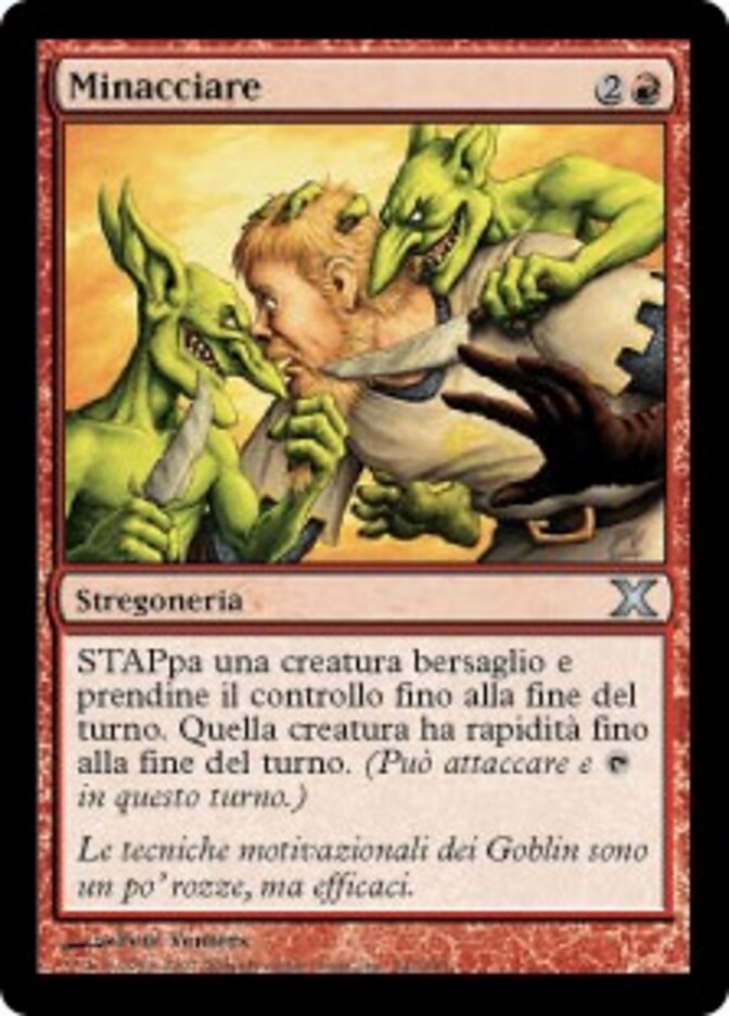 Minacciare