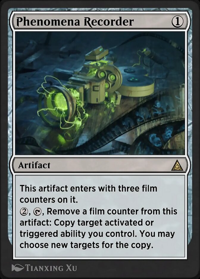 Phenomena Recorder