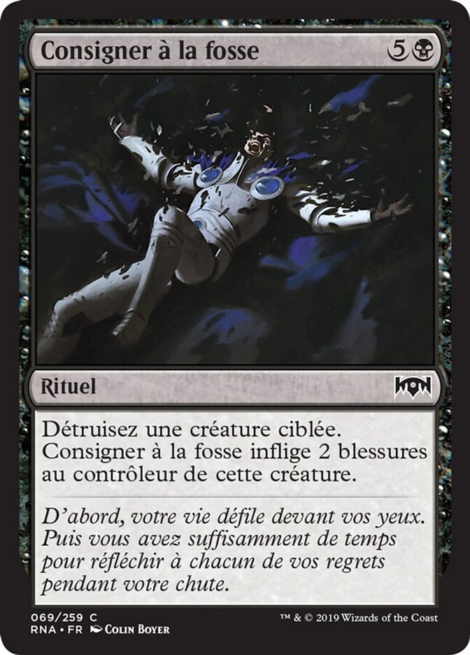 Consigner à la fosse