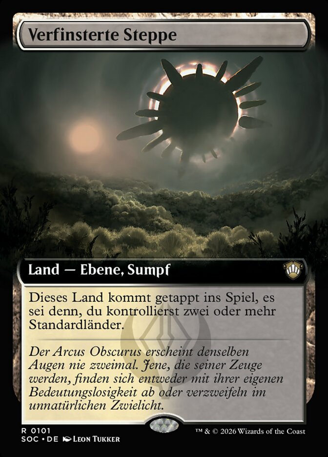 Verfinsterte Steppe